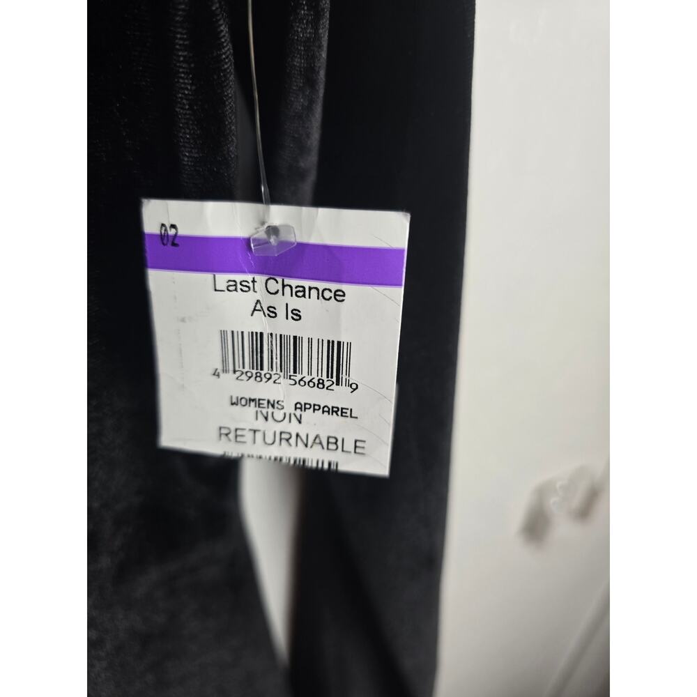 Topshop Knot Wrap Velvet Open Back Mini Dress In Black Size 4-6 NWT - Picture 8 of 8